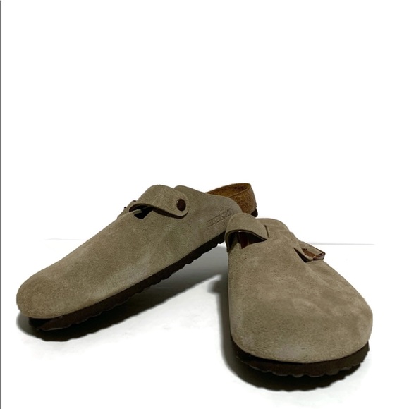 Men’s Birkenstock Boston BS Taupe - Size 12 - Picture 5 of 6
